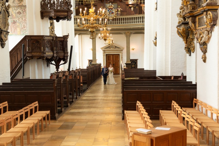 Århus Domkirke bryllupsfoto